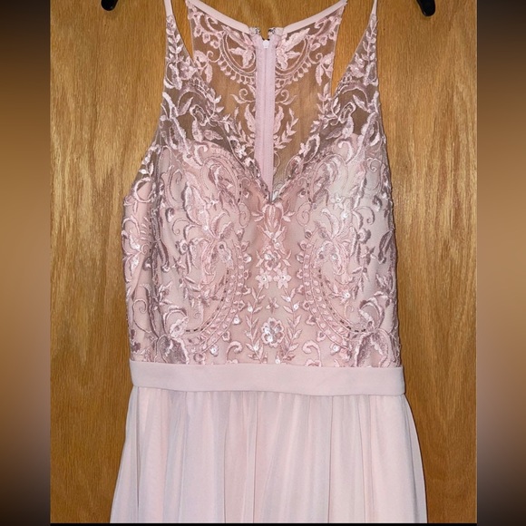 Kennedy Blue | Blush Pink | Jasmine Beaded Bridesmaid Dress - Picture 8 of 12